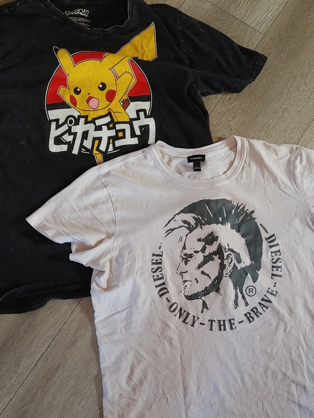 Diesel \ PokemonMens White T Shirt Bundle - Picture 3 of 8